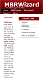Mobile Screenshot of mbrwizard.com